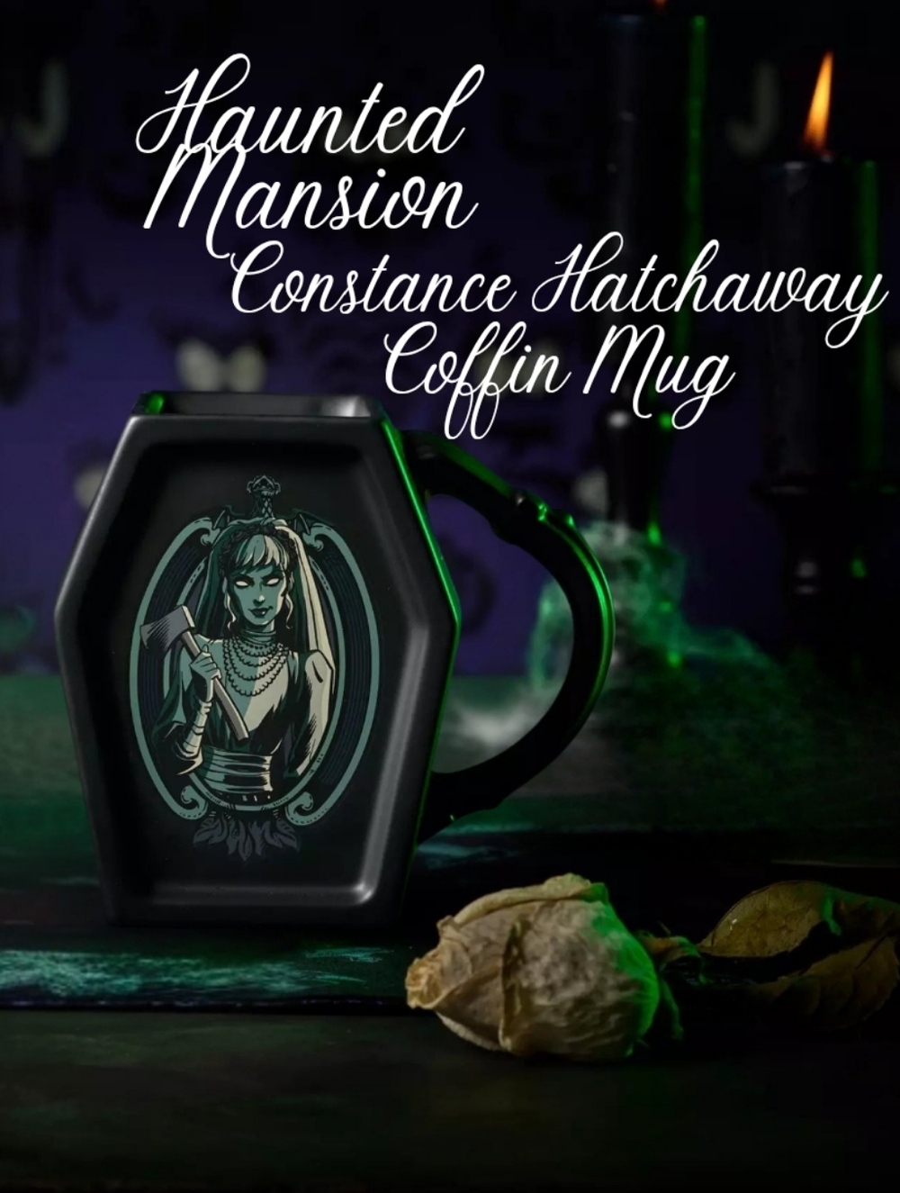 Disney Parks The Haunted Mansion Bride Coffin Mug